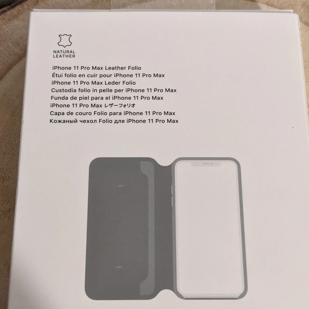 IPhone 11 Pro Max Leather Folio Peacock Blue